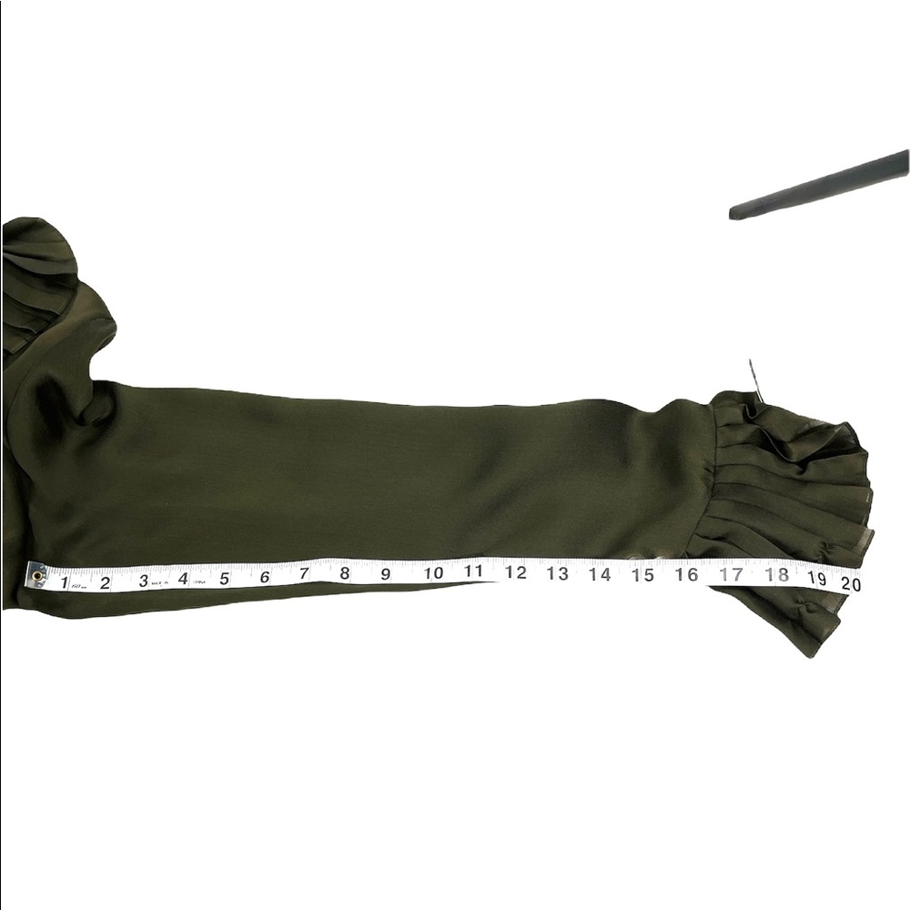 Lauren by Ralph Lauren Silk Ruffled Blouse - Picture 10 of 11